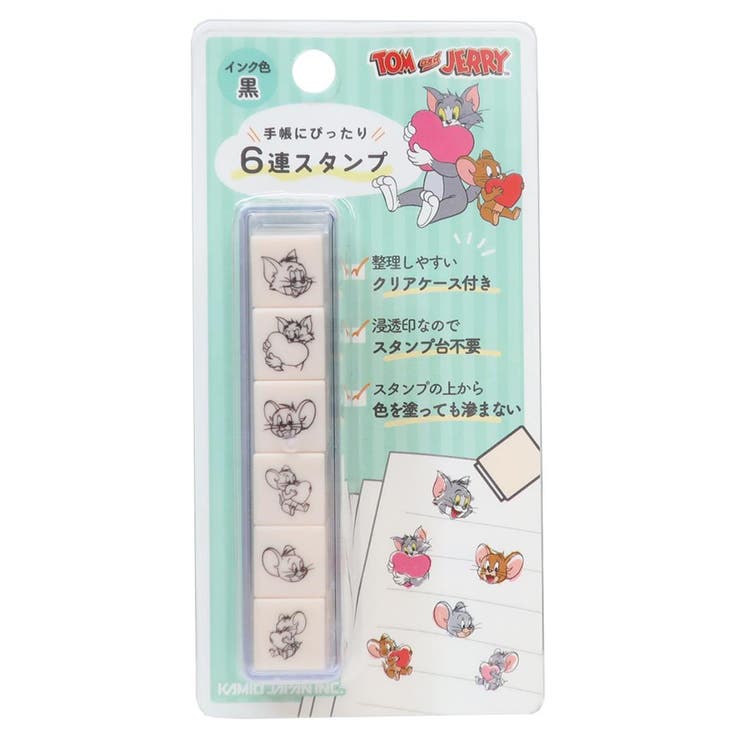 トムとジェリー はんこ 6連スタンプ | cinemacollection | 詳細画像1 