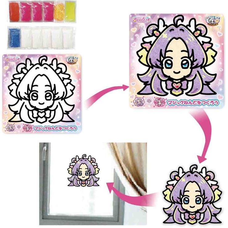 名探偵プリキュア！ 知育玩具 マジックねんど | cinemacollection | 詳細画像4 