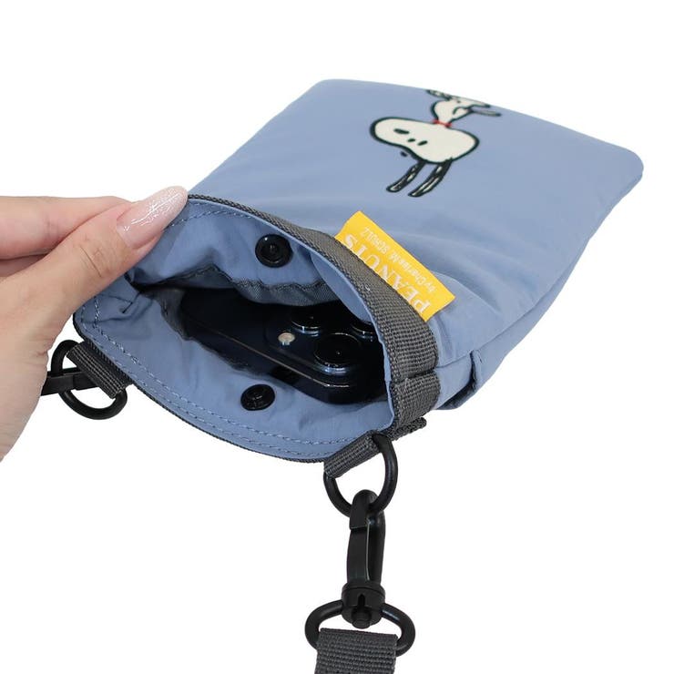 スヌーピー ショルダーバッグ リップストップフラットショルダー | cinemacollection | 詳細画像3 