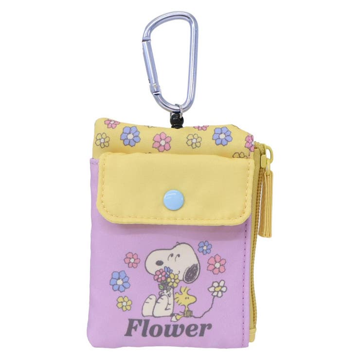 スヌーピー 定期入れ ポケット付きパスケース | cinemacollection | 詳細画像1 