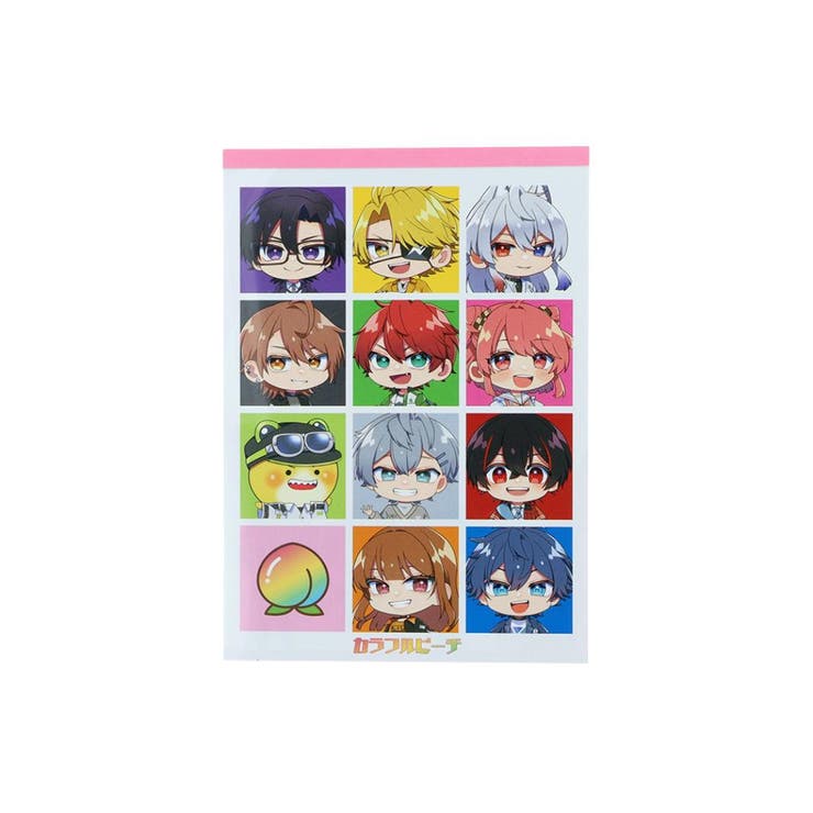 カラフルピーチ メモ帳 A6メモ | cinemacollection | 詳細画像1 