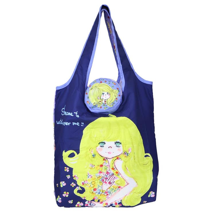 水森亜土 ショッピングバッグ ポーチ付きエコバッグ | cinemacollection | 詳細画像1 