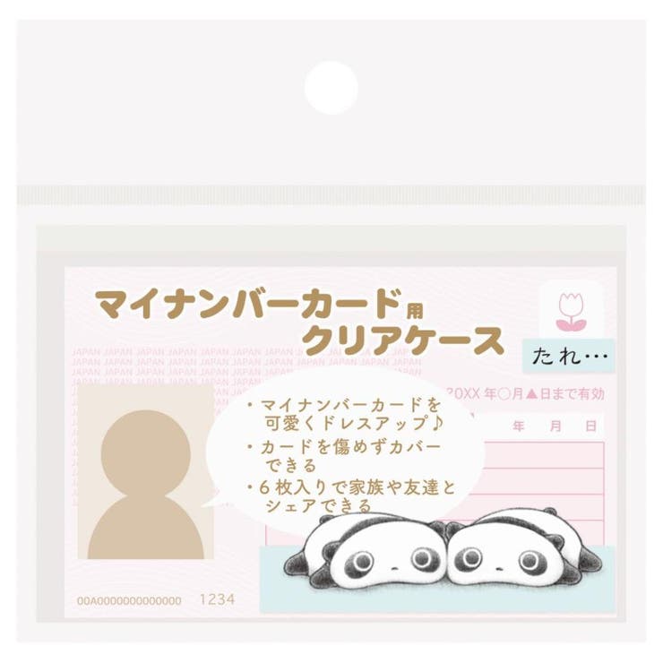 たれぱんだ カードケース マイナカードクリアケース | cinemacollection | 詳細画像4 