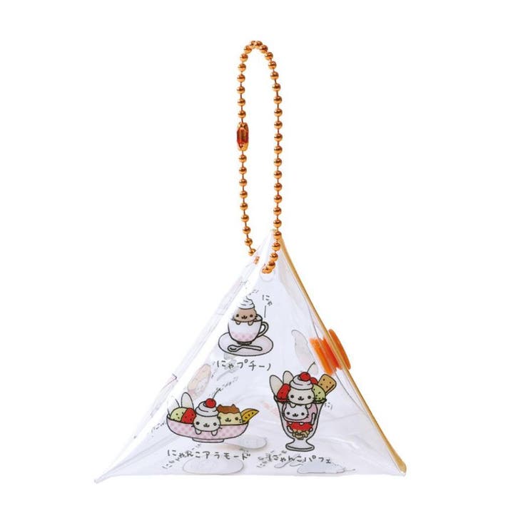 にゃんにゃんにゃんこ ミニポーチ 三角テトラ型ミニポーチ | cinemacollection | 詳細画像2 