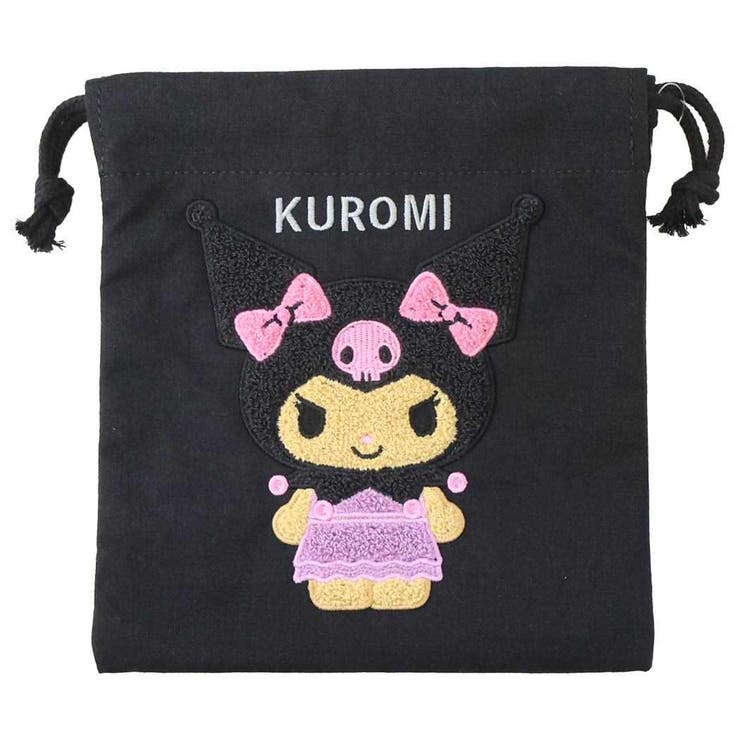 クロミ 巾着 サガラ刺繍巾着ポーチ | cinemacollection | 詳細画像1 