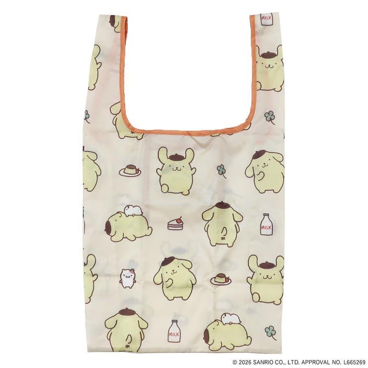 ポムポムプリン エコバッグ ショッピングバッグS | cinemacollection | 詳細画像1 