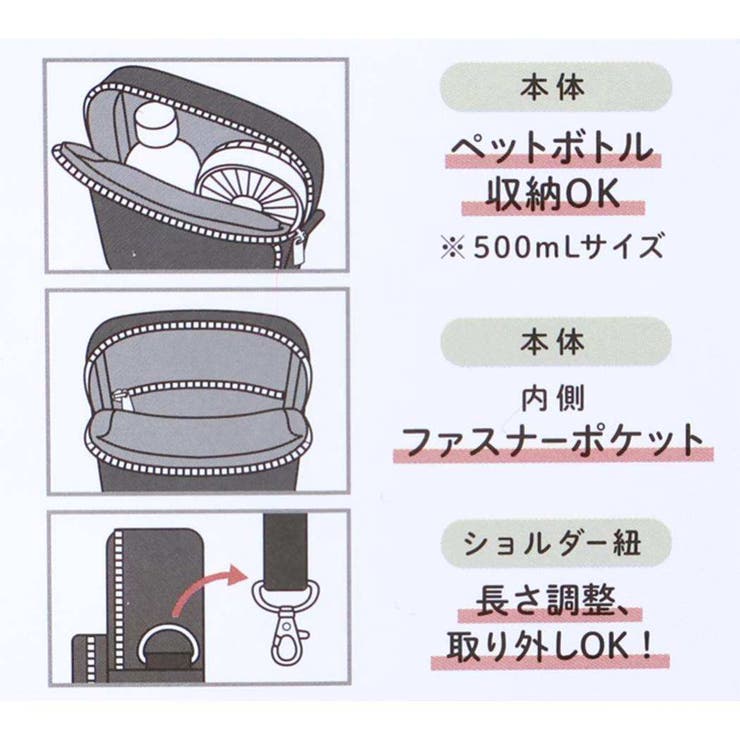 スヌーピー ショルダーバッグ 蛇腹ポケットショルダーバッグ | cinemacollection | 詳細画像7 