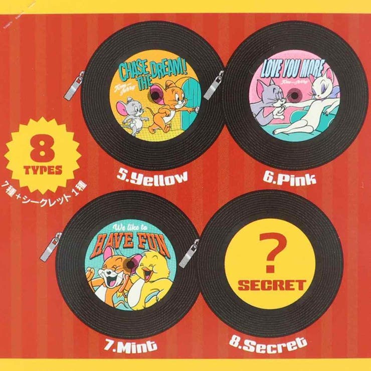 トムとジェリー ミニポーチ シークレットレコードポーチ | cinemacollection | 詳細画像4 