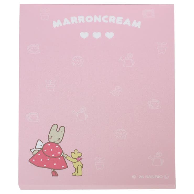マロンクリーム メモ帳 ミニメモ | cinemacollection | 詳細画像3 