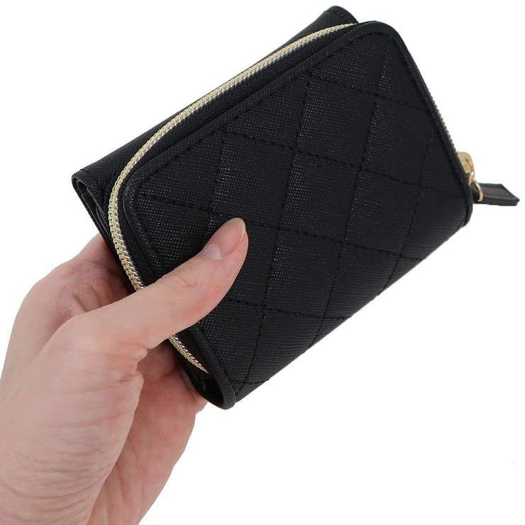 スヌーピー 財布 寝転びプレートミニ財布 ブラック ピーナッツ ラビット | cinemacollection | 詳細画像2 