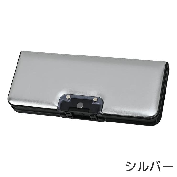 クツワ 筆箱 オートロック筆入 シルバー    | cinemacollection | 詳細画像1 