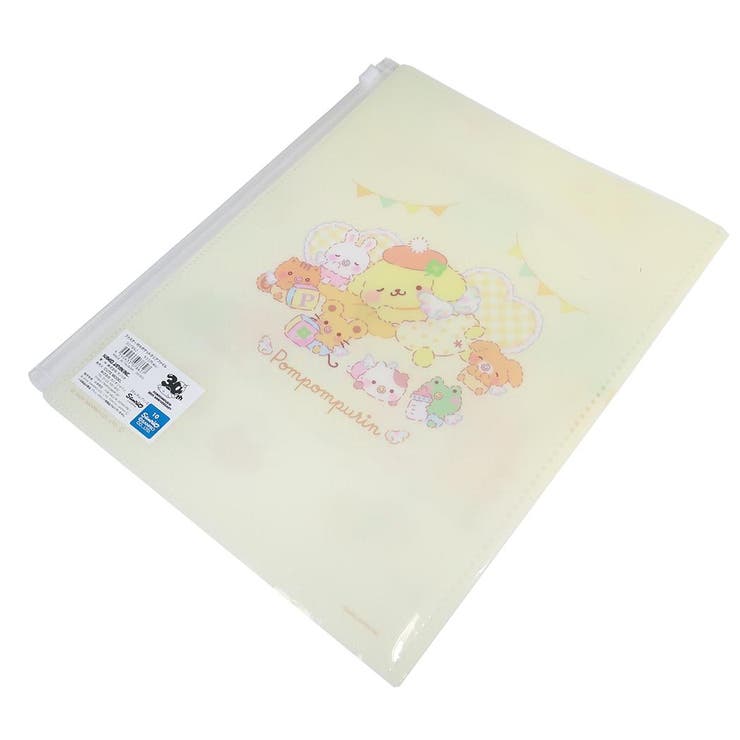 ポムポムプリン ポケットファイル ファスナー付き6ポケットクリアファイル | cinemacollection | 詳細画像2 