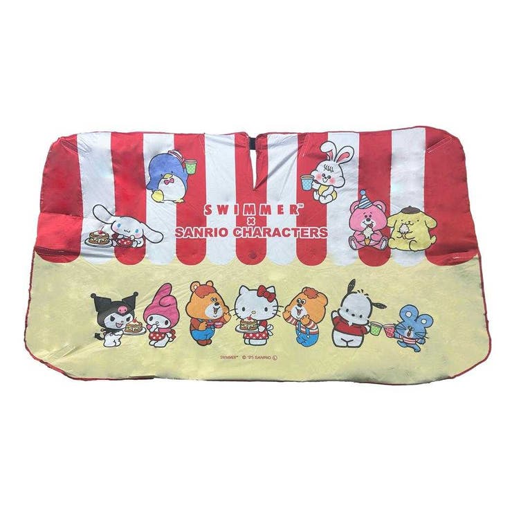 スイマーxサンリオキャラクターズ カー用品 3WAYカーシェード | cinemacollection | 詳細画像1 