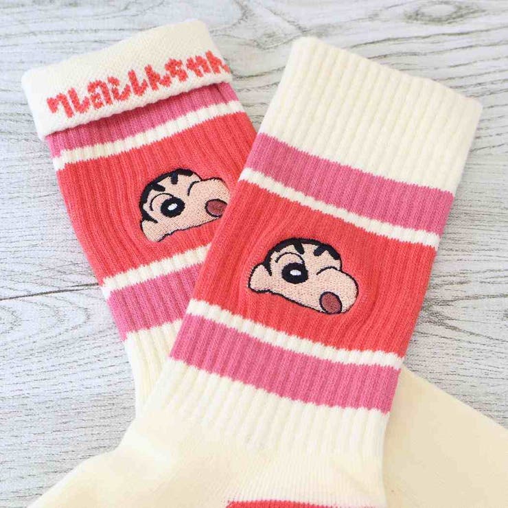 クレヨンしんちゃん 女性用靴下 カラフルラインソックス | cinemacollection | 詳細画像2 