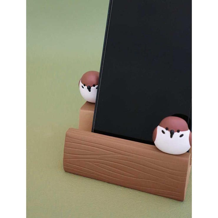 ニホンノコトリ スマートフォンスタンド 丸太スマホスタンド | cinemacollection | 詳細画像4 