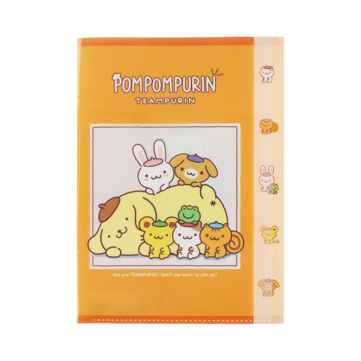 ポムポムプリン ポケットファイル ダイカットクリアファイル5P | cinemacollection | 詳細画像1 