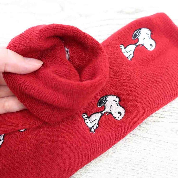 スヌーピー 女性用靴下 パイル刺繍ソックス | cinemacollection | 詳細画像2 