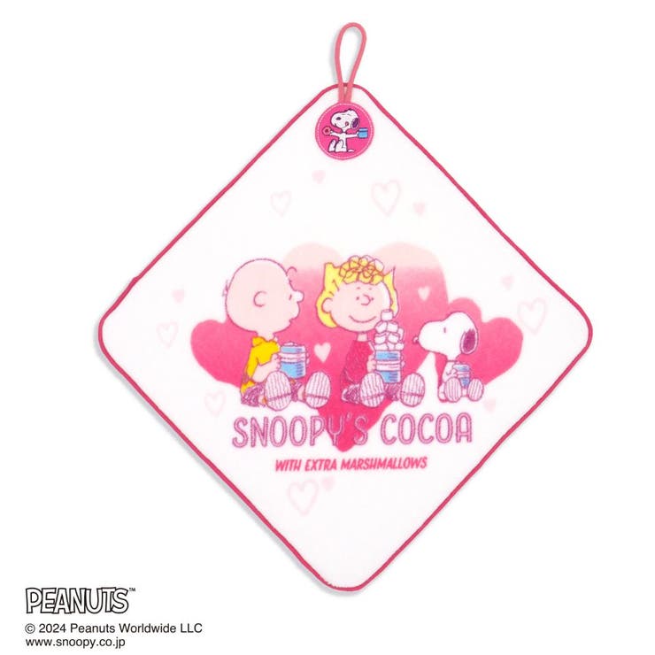 スヌーピー ループタオル ループ付きウォッシュタオル | cinemacollection | 詳細画像1 