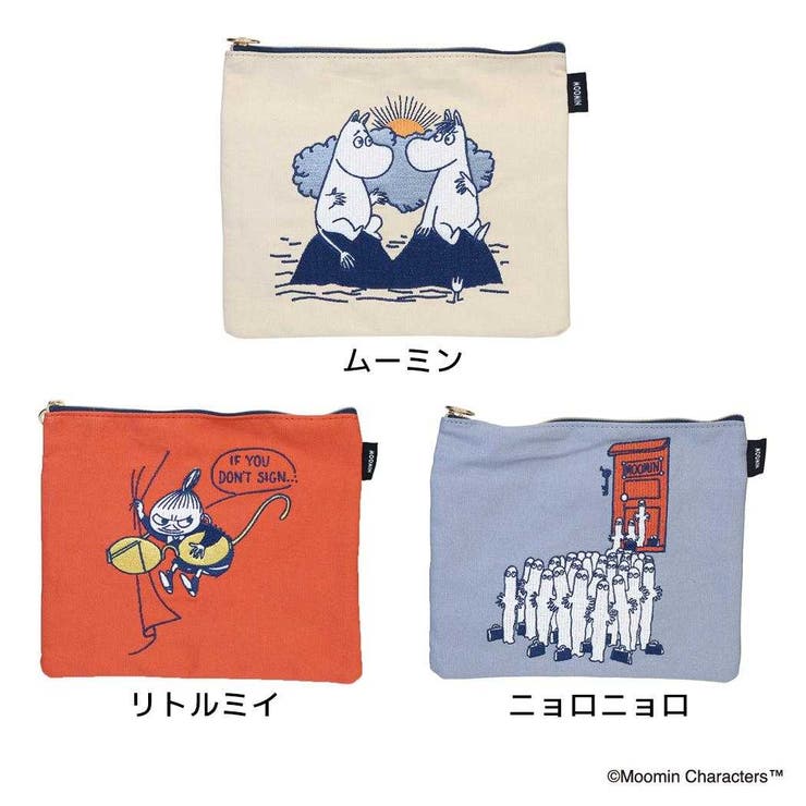ムーミン 平ポーチ フラットポーチ | cinemacollection | 詳細画像1 