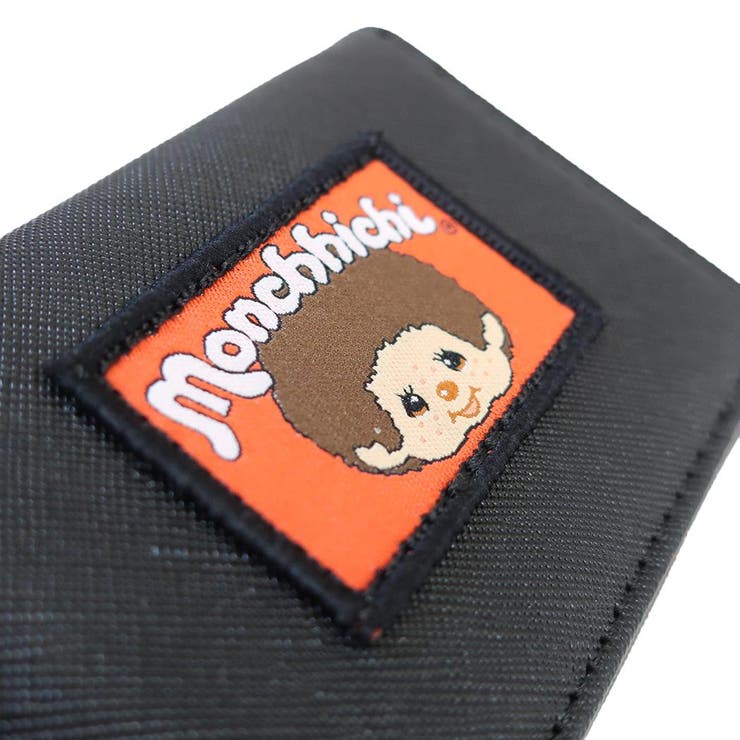 モンチッチ レディース財布 ワッペン 三つ折りミニ ブラック ラビット | cinemacollection | 詳細画像5 