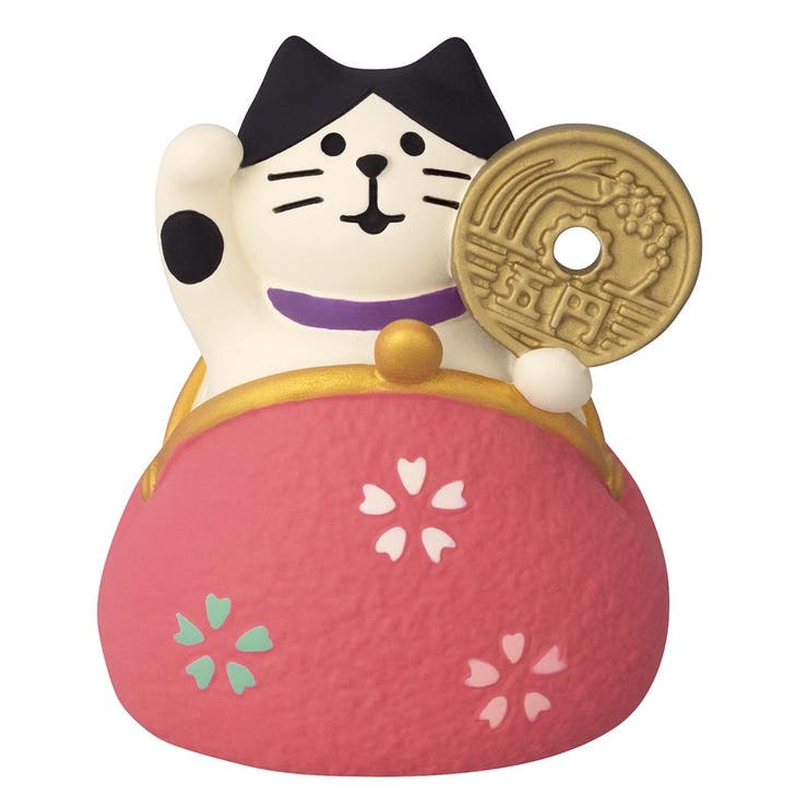 concombre マスコット ひょっこり金運がま口 招き猫 デコレ | cinemacollection | 詳細画像1 