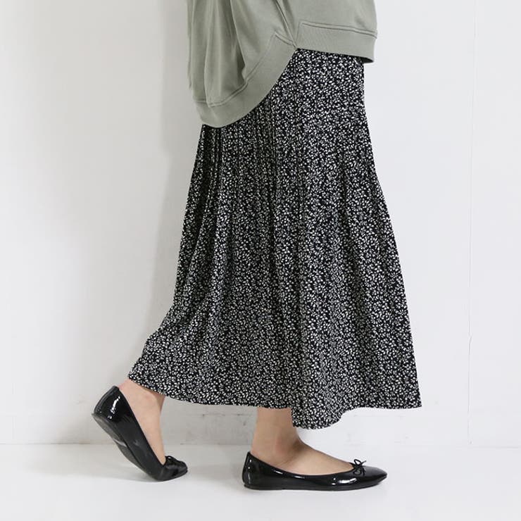 小花柄プリーツスカート 花柄 スカート ロングスカート 品番 Crcw Citrine Chakra シトリンチャクラ のレディースファッション通販 Shoplist ショップリスト