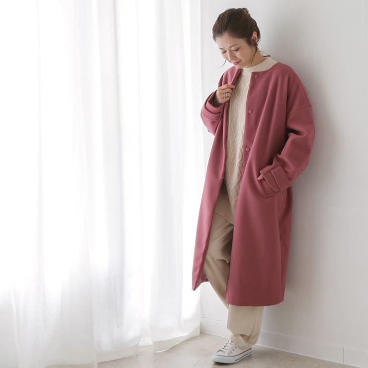 バックベルトノーカラーコート コート 冬物 アウター 品番 Crcw Citrine Chakra シトリンチャクラ のレディースファッション通販 Shoplist ショップリスト