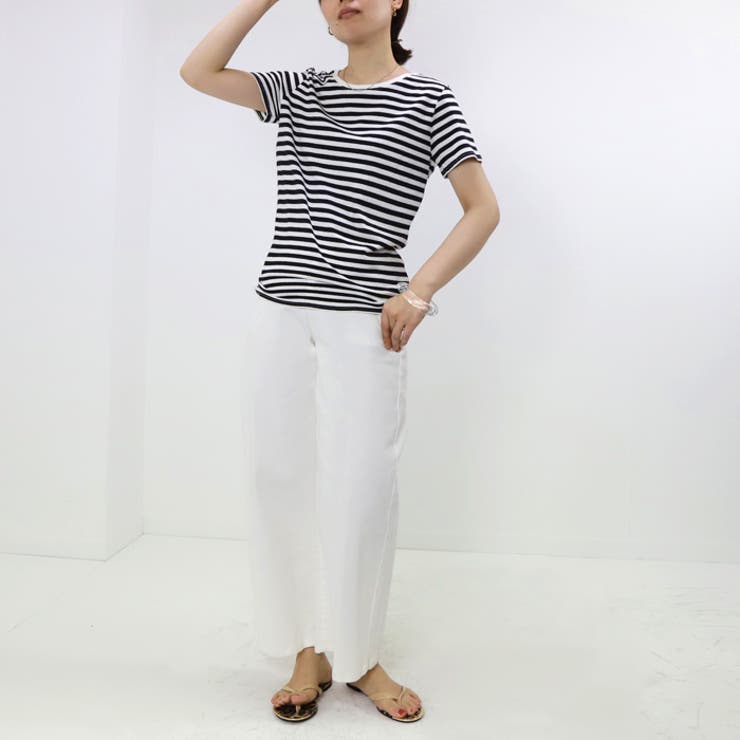 クルーネックコットンTシャツ◇レディース ファッション 春物[品番：CRCW0002867]｜CITRINE Chakra（シトリンチャクラ）の レディースファッション通販｜SHOPLIST（ショップリスト）