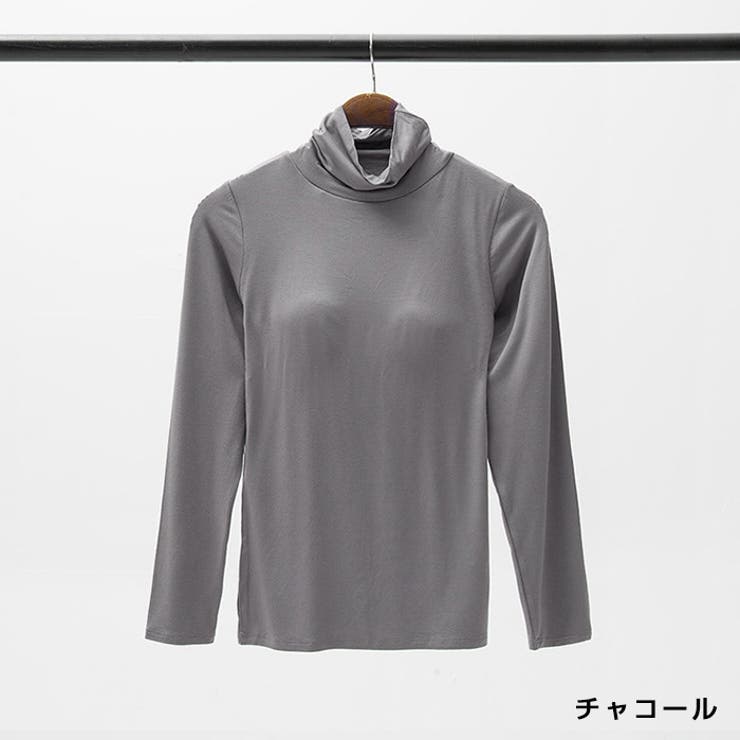 カップ付きタートルネック長袖インナー◇カップ付き ブラトップ ロンT[品番：CRCW0004933]｜CITRINE  Chakra（シトリンチャクラ）のレディースファッション通販｜SHOPLIST（ショップリスト）