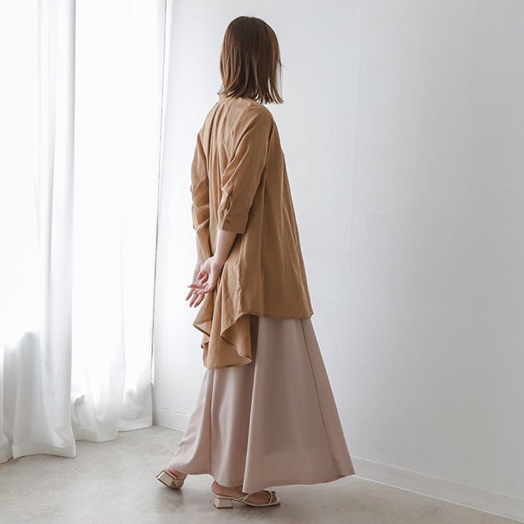華やかスタイルが叶う バルーンフレアスカート（マキシ・ロング