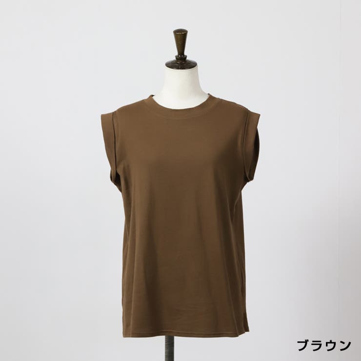 ロールアップノースリーブトップス◆トップス ノースリーブ Tシャツ | CITRINE Chakra | 詳細画像24 