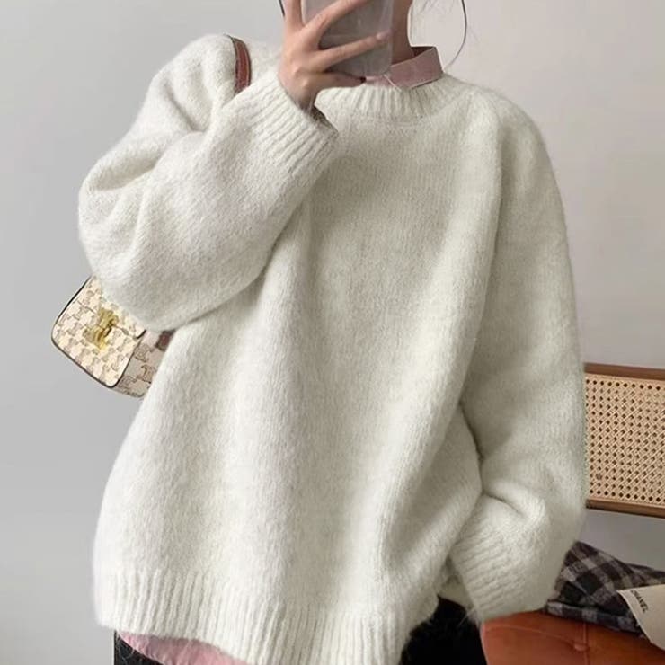 ラグランゆったりニット◆ニット オーバーサイズ 冬服 | CITRINE Chakra | 詳細画像10 