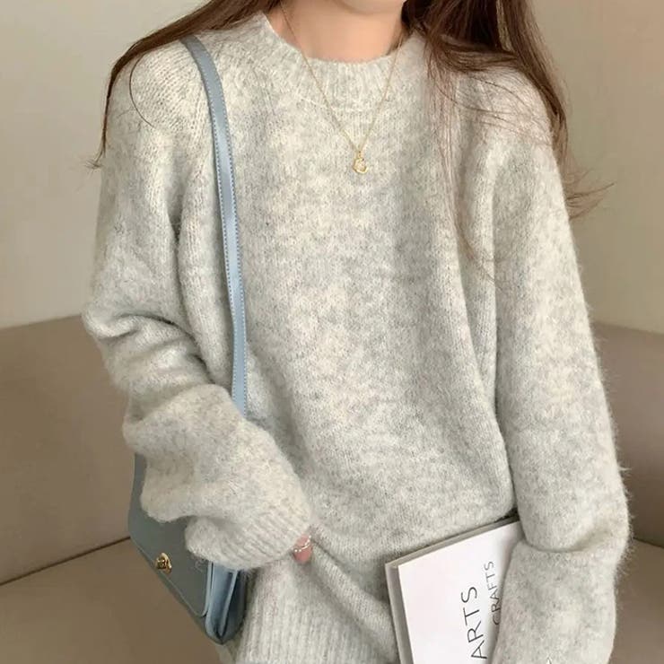 ラグランゆったりニット◆ニット オーバーサイズ 冬服 | CITRINE Chakra | 詳細画像12 