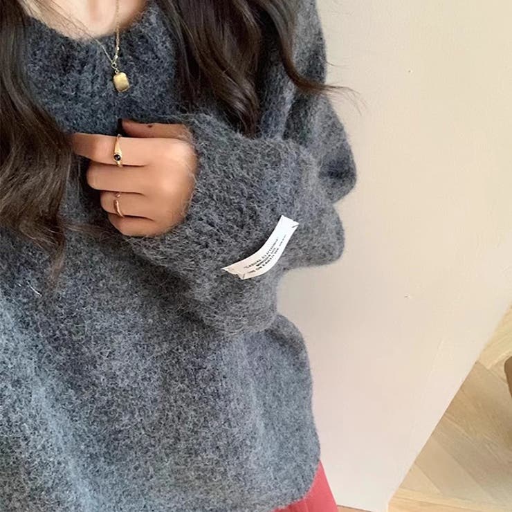 ラグランゆったりニット◆ニット オーバーサイズ 冬服 | CITRINE Chakra | 詳細画像6 