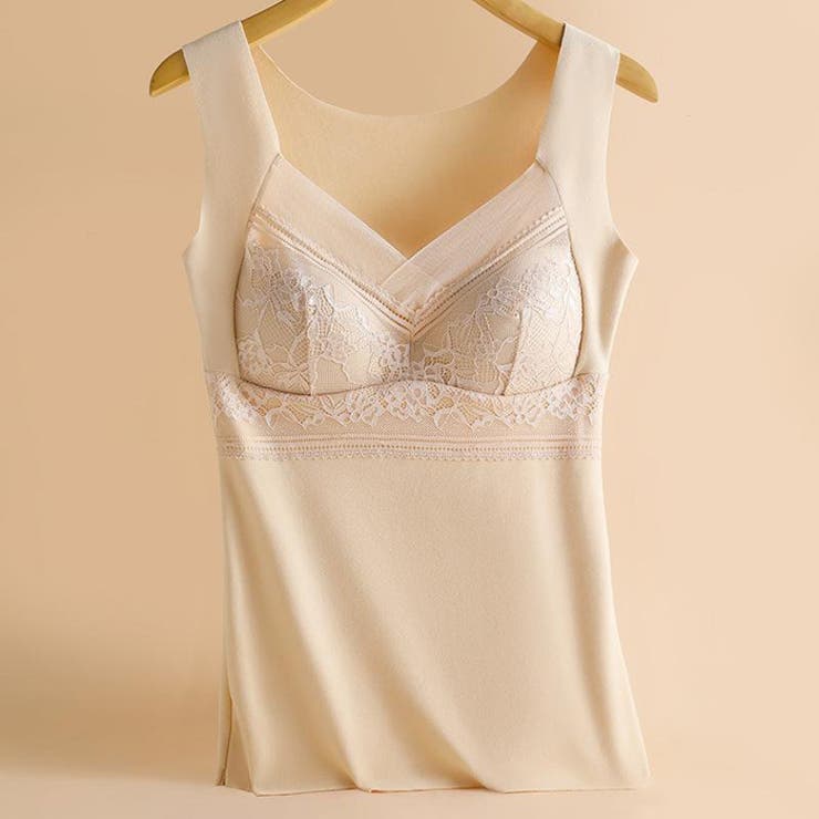 保温インナー◆カップ付きタンクトップ ピーチ起毛 インナー | CITRINE Chakra | 詳細画像30 