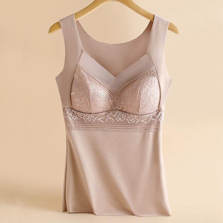 保温インナー◆カップ付きタンクトップ ピーチ起毛 インナー | CITRINE Chakra | 詳細画像32 