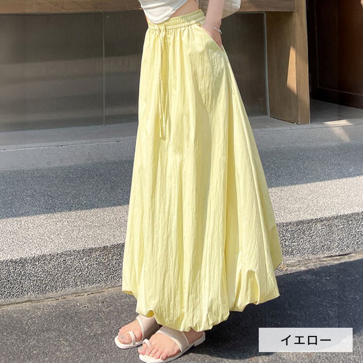 裾バルーンロングスカート◆バルーンスカート ロングスカート マキシスカート | CITRINE Chakra | 詳細画像25 