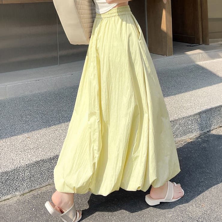 裾バルーンロングスカート◆バルーンスカート ロングスカート マキシスカート | CITRINE Chakra | 詳細画像26 