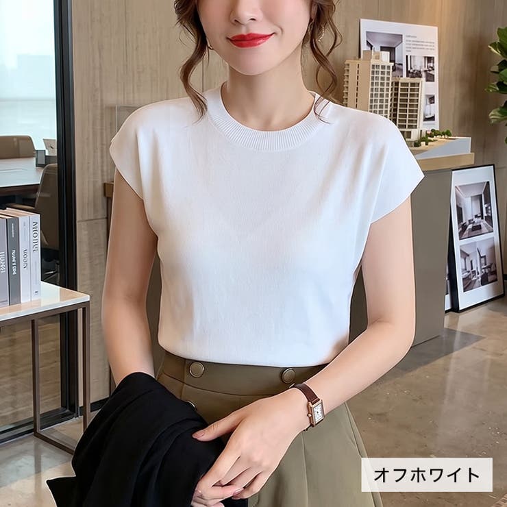 冷感フレンチスリーブトップス◆接触冷感 トップス フレンチスリーブ | CITRINE Chakra | 詳細画像5 