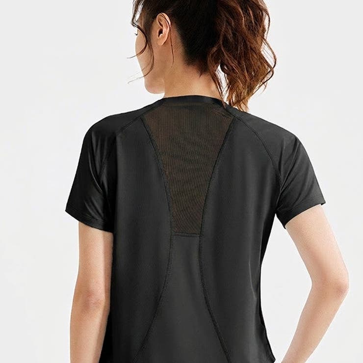 吸汗速乾スポーツTシャツ◆スポーツTシャツ 吸汗速乾 ヨガウェア | CITRINE Chakra | 詳細画像13 