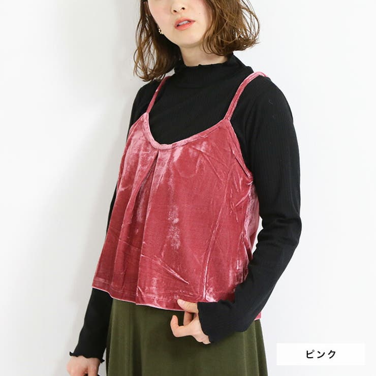 ベロアビスチェ◇キャミソール ビスチェ トップス[品番