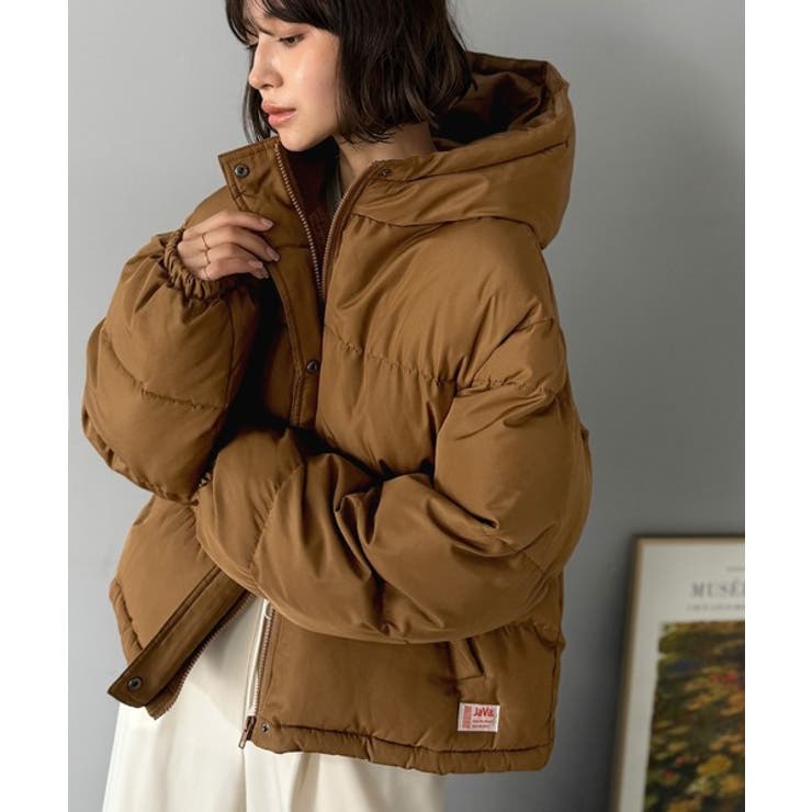 キャメル | フェイクダウン フードブルゾン | Classical Elf 