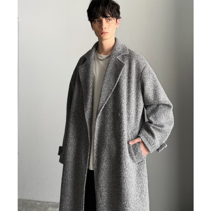 「余裕を魅せる。」フェイクウールロングチェスターコート Fake Wool | Classical Elf Men | 詳細画像9 