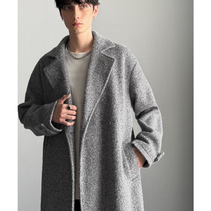 「余裕を魅せる。」フェイクウールロングチェスターコート Fake Wool | Classical Elf Men | 詳細画像10 