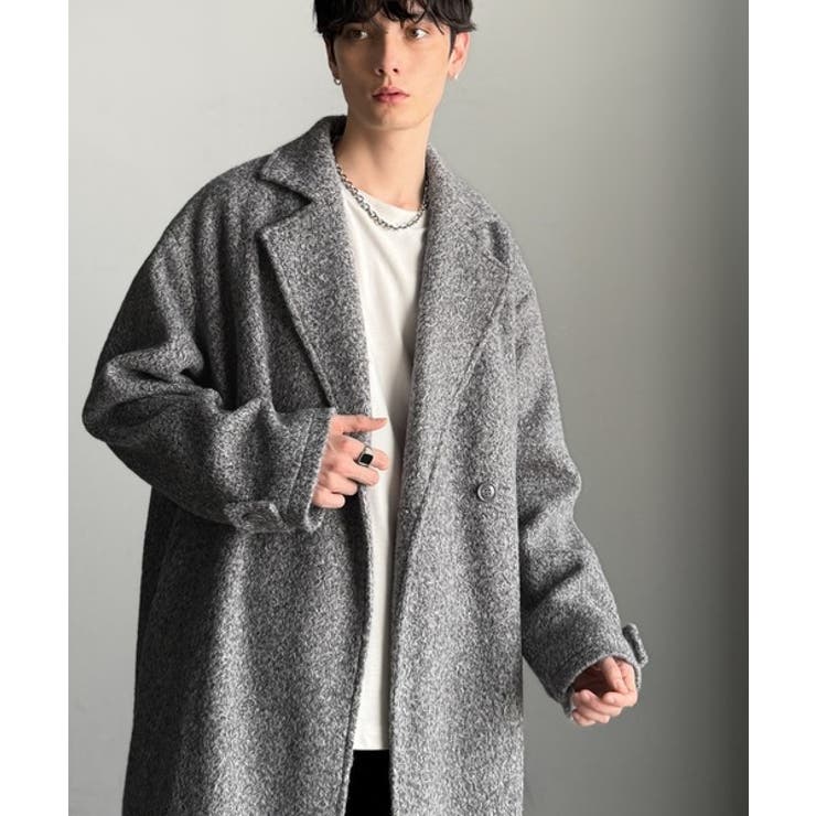 「余裕を魅せる。」フェイクウールロングチェスターコート Fake Wool | Classical Elf Men | 詳細画像12 