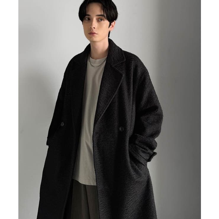 「余裕を魅せる。」フェイクウールロングチェスターコート Fake Wool | Classical Elf Men | 詳細画像1 