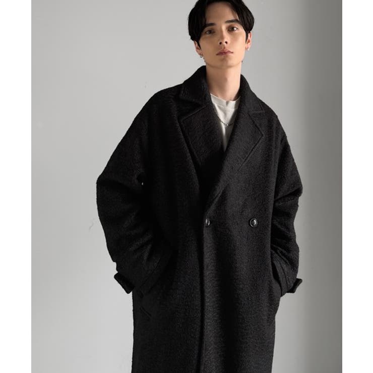 「余裕を魅せる。」フェイクウールロングチェスターコート Fake Wool | Classical Elf Men | 詳細画像6 