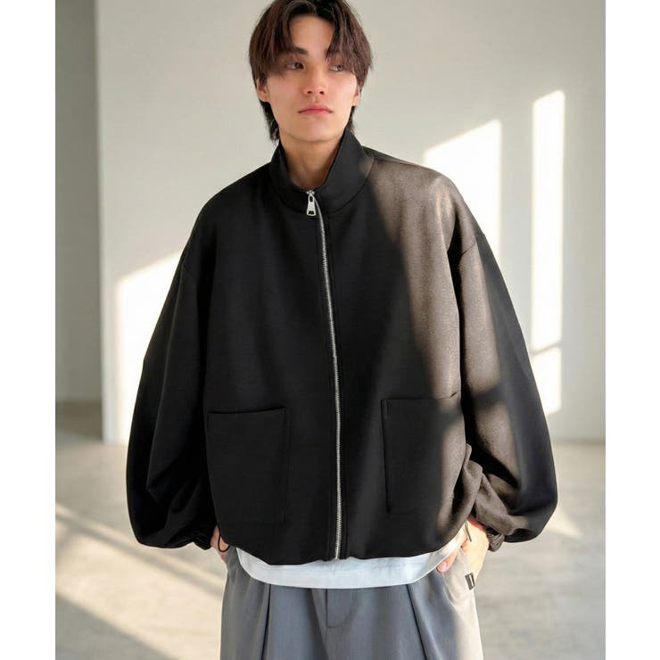ブラック | ポケットデザインWジップダンボールジャケット Pocket Design | Classical Elf Men