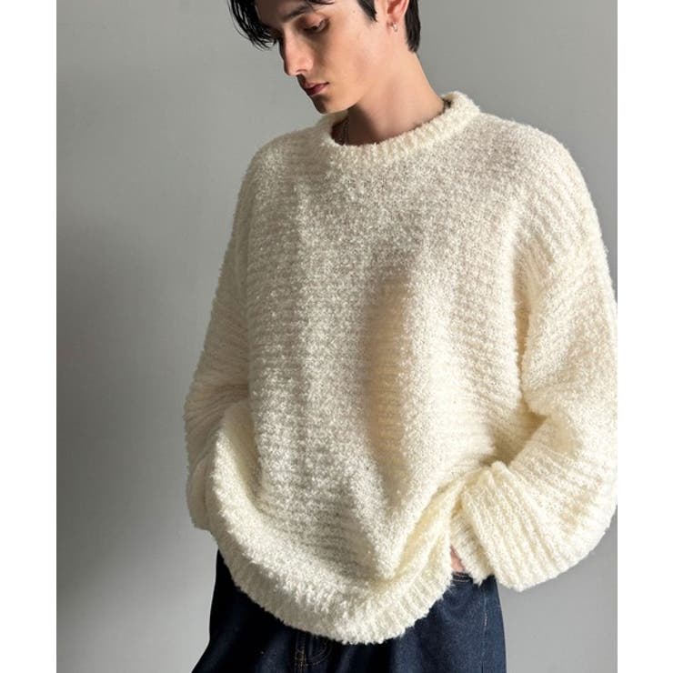 【Classical Origin】「優しさに包まれる。」ブークレー糸クルーネッ… | Classical Elf Men | 詳細画像1 