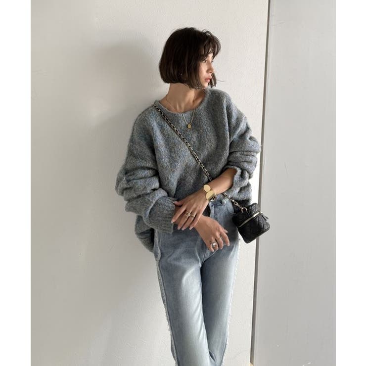 「深みのある大人に。」クルーネックミックスカラー糸ニット Crew neck | Classical Elf Men | 詳細画像29 